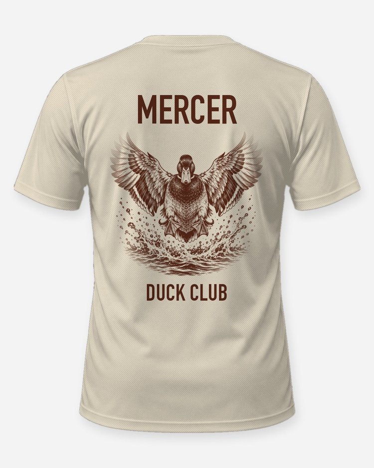 Custom Family Name Landing Duck Club Hunting Shirt - back