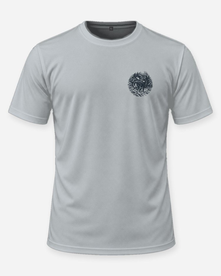 Custom Name Whitetail Buck Snow Big Woods Shirt - front