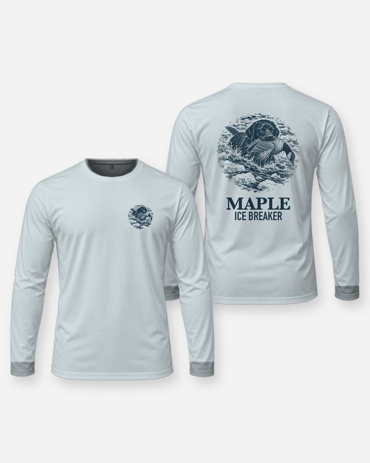 Custom Dog Name Lab Goose Retrieve Ice Breaker Shirt - Long Sleeve