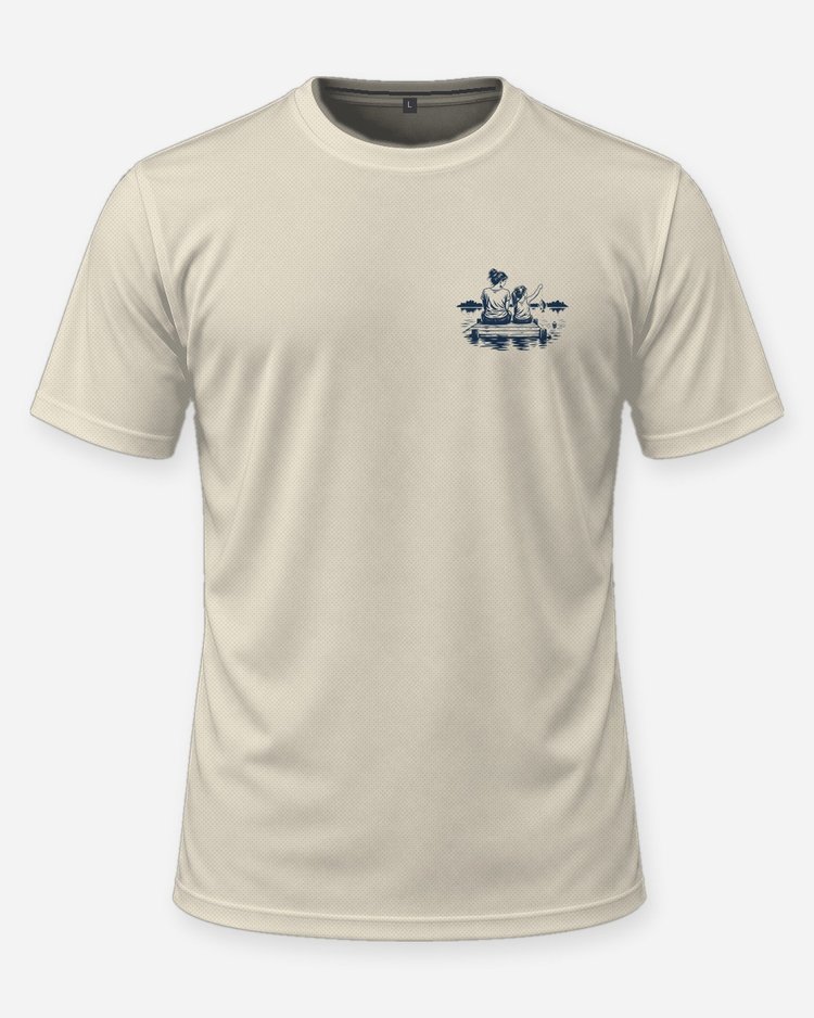 Custom Names Dock Days With Mom First Fish Shirt - front