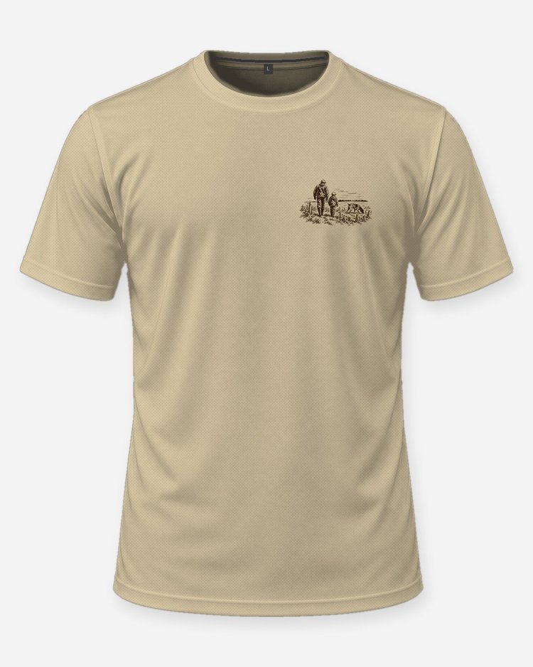 Custom Family Name Opening Morning Bird Hunt Woodcut Shirt - front