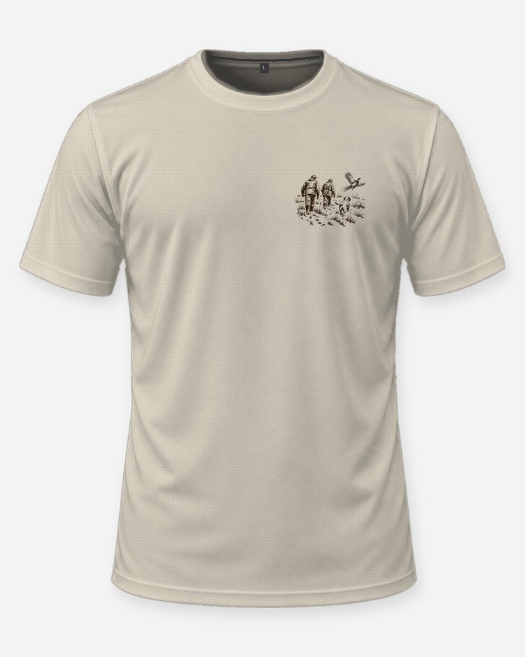 Custom Name Rooster Season Late Pheasant Hunt Woodcut Shirt - front