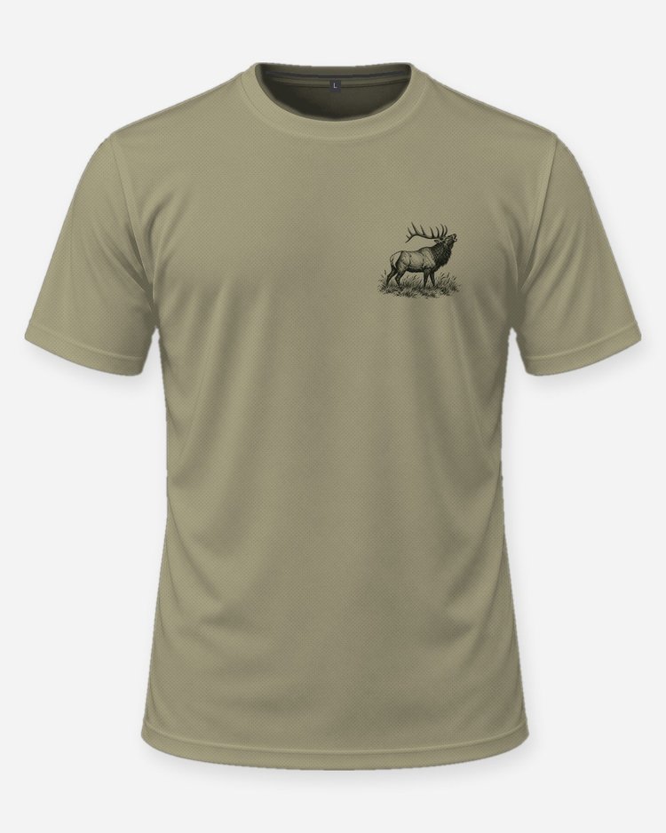 Elk Country Custom Name Hunting Club Bugling Elk Shirt - front
