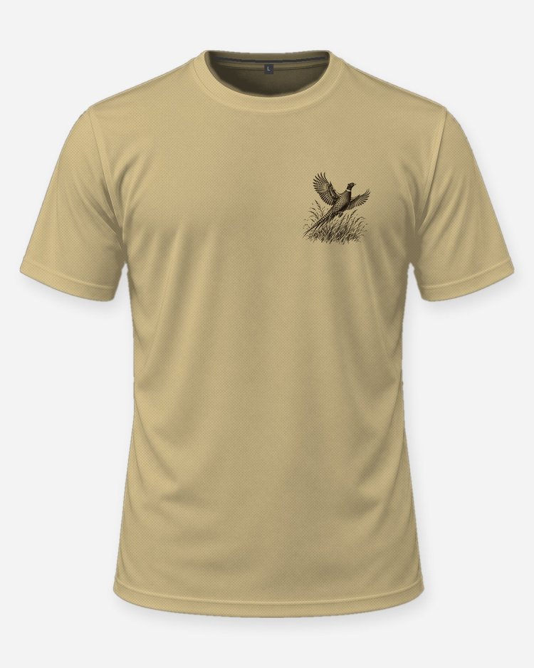 South Dakota Custom Name Pheasant Club Rooster Flush Shirt - front