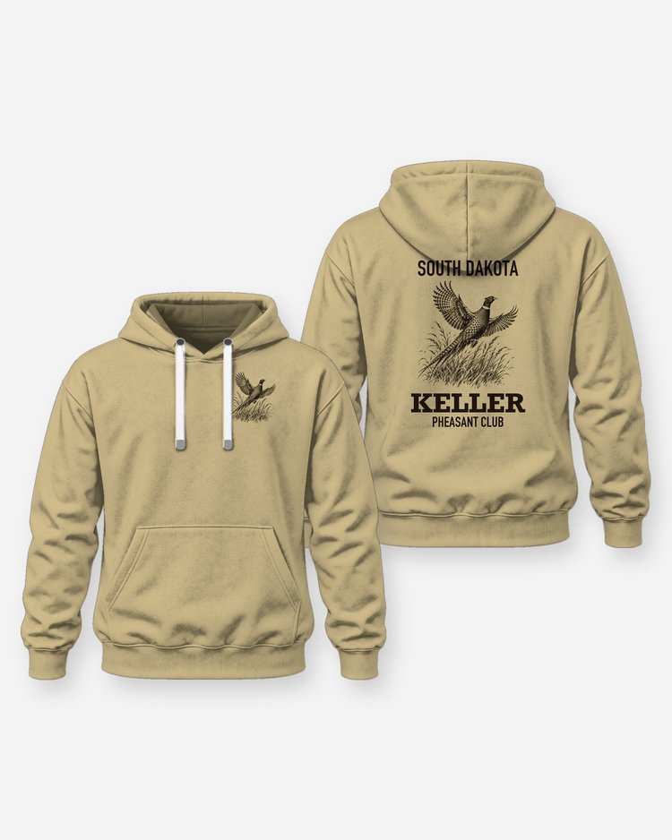 South Dakota Custom Name Pheasant Club Rooster Flush Shirt - Hoodie