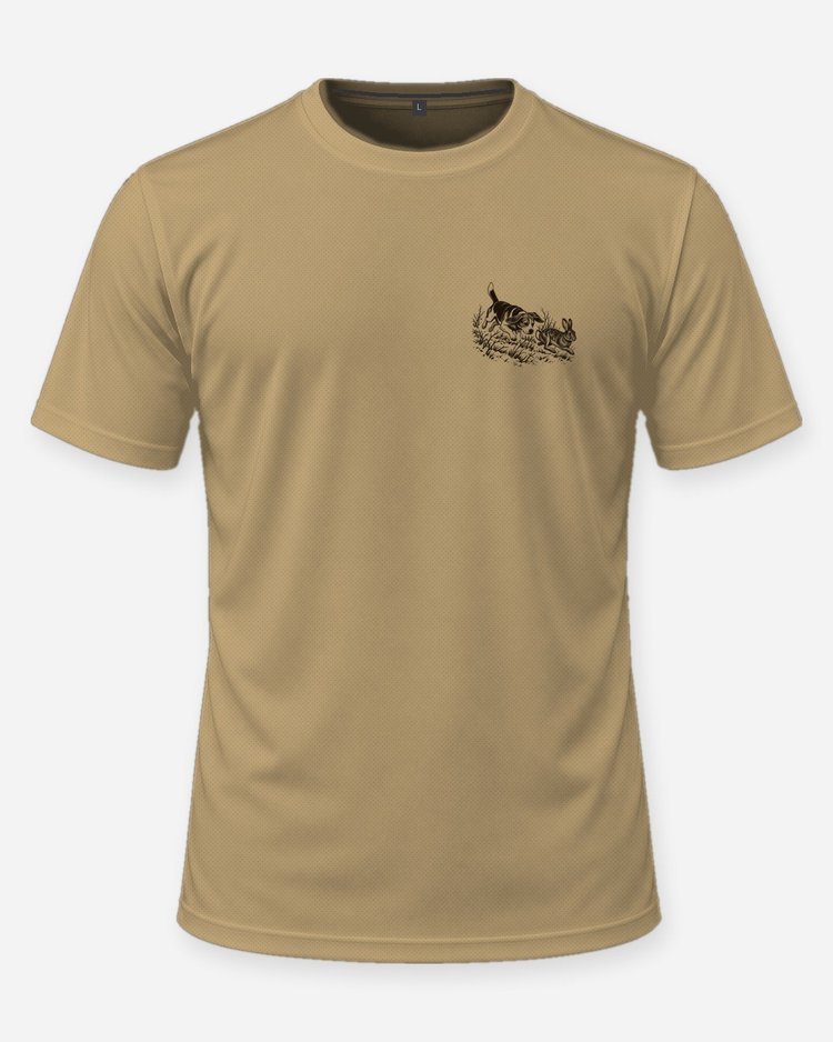 Custom Dog Name Beagle Rabbit Dog Running Hunting Shirt - front