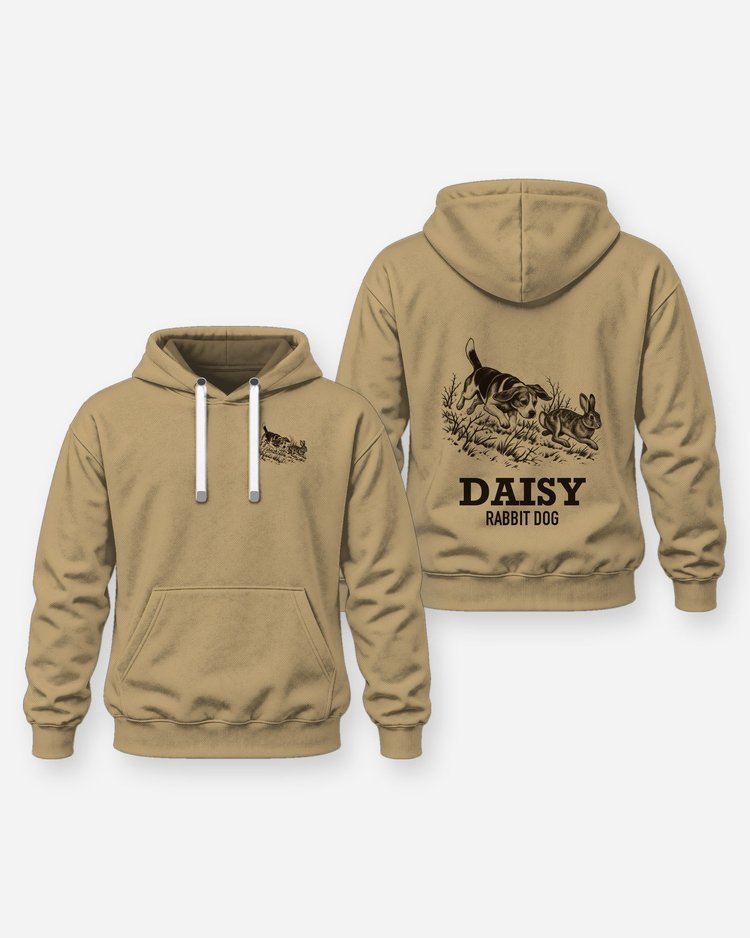 Custom Dog Name Beagle Rabbit Dog Running Hunting Shirt - Hoodie