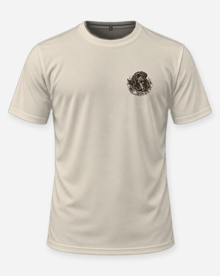 Custom Dog Name Lab Puppy Duck Dog In Training Shirt - front