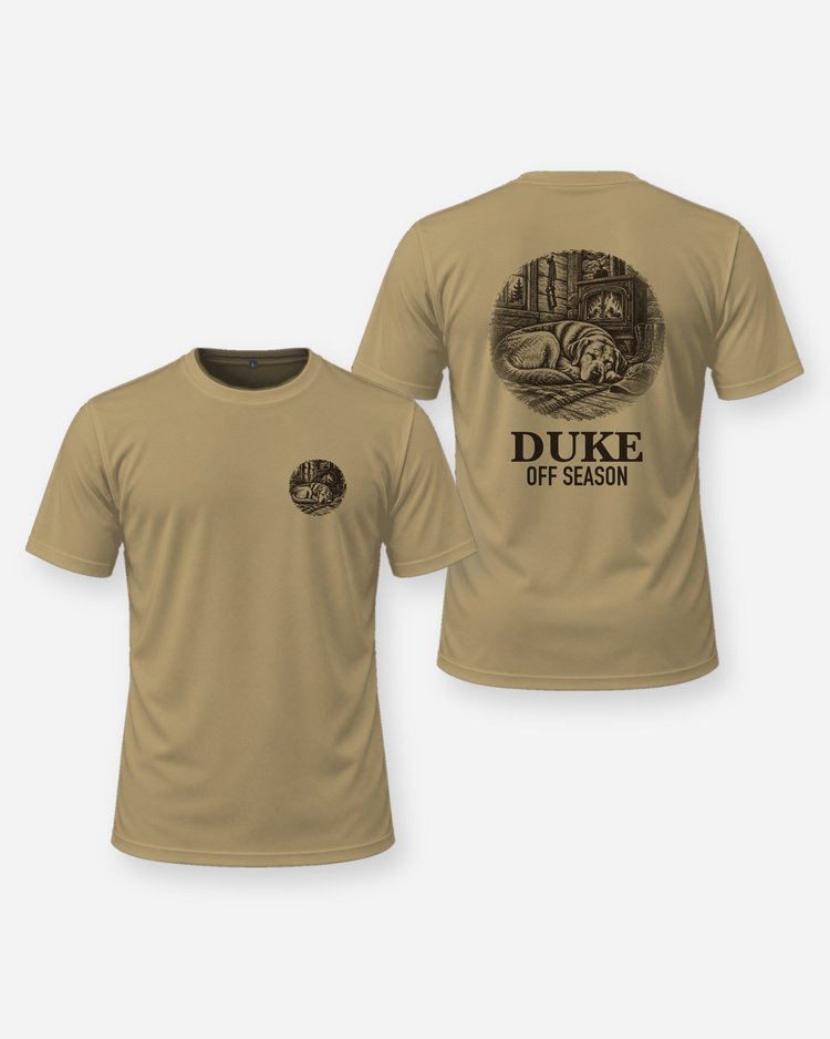 Custom Dog Name Lab Sleeping By Wood Stove Shirt - front and back