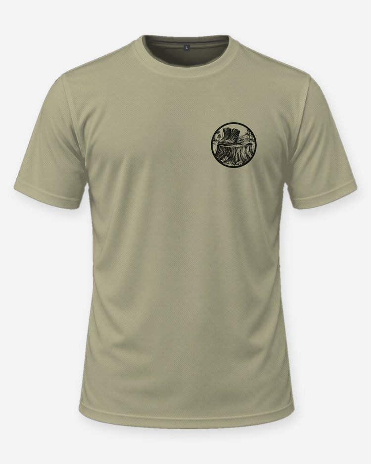 Still On The Trail Custom Name Memorial Hunting Boots Shirt - front