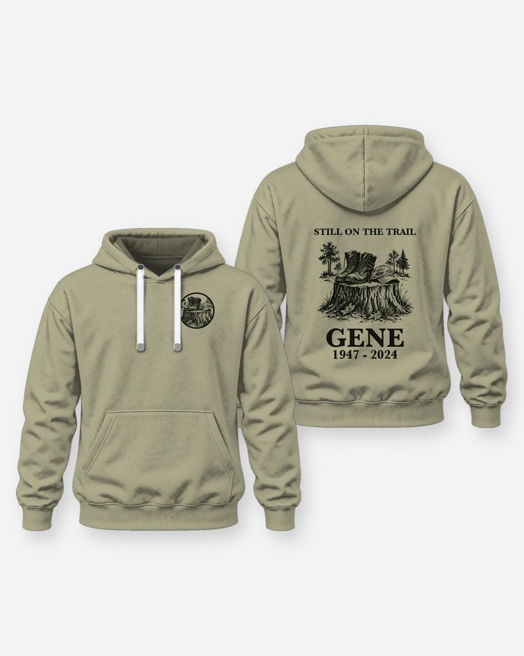 Still On The Trail Custom Name Memorial Hunting Boots Shirt - Hoodie