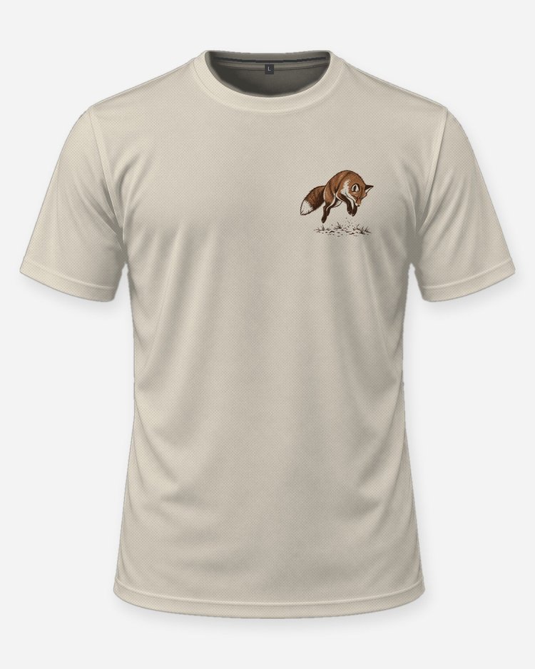 Custom Family Name Woods Are Calling Red Fox Pounce Shirt - front