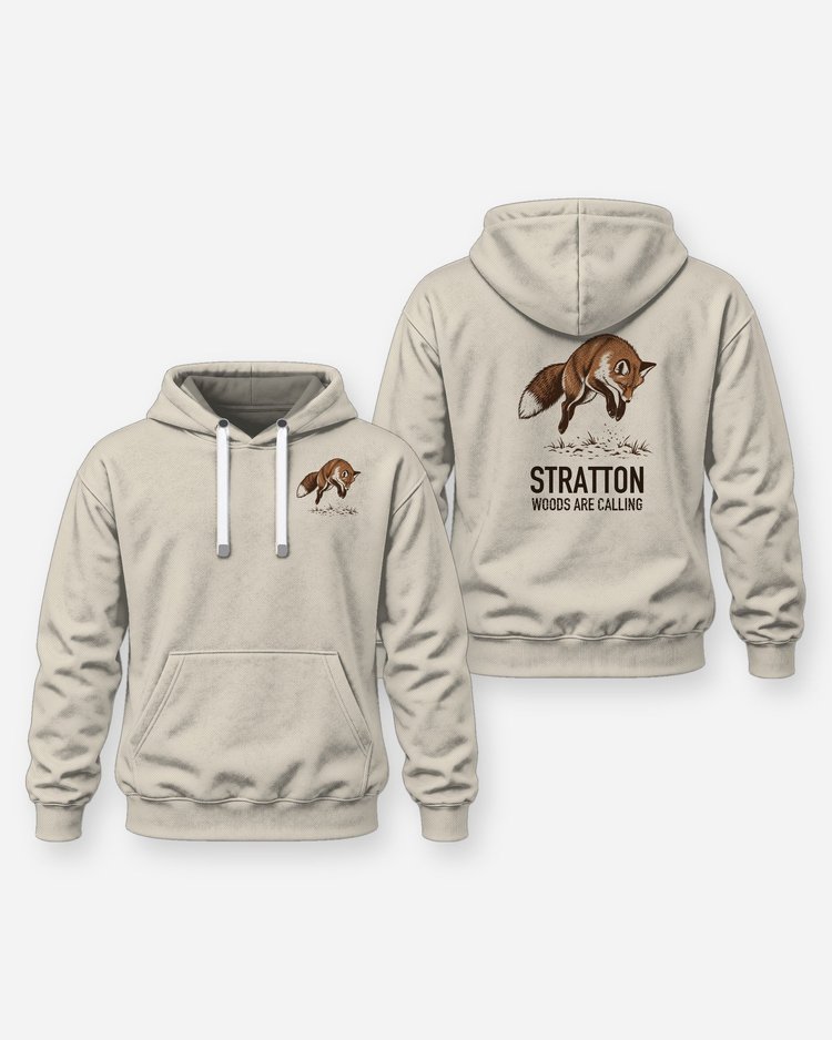 Custom Family Name Woods Are Calling Red Fox Pounce Shirt - Hoodie