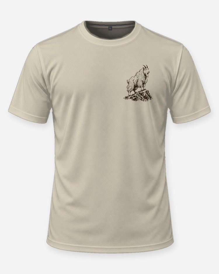 Custom Family Name On The Trail Mountain Goat Woodcut Shirt - front