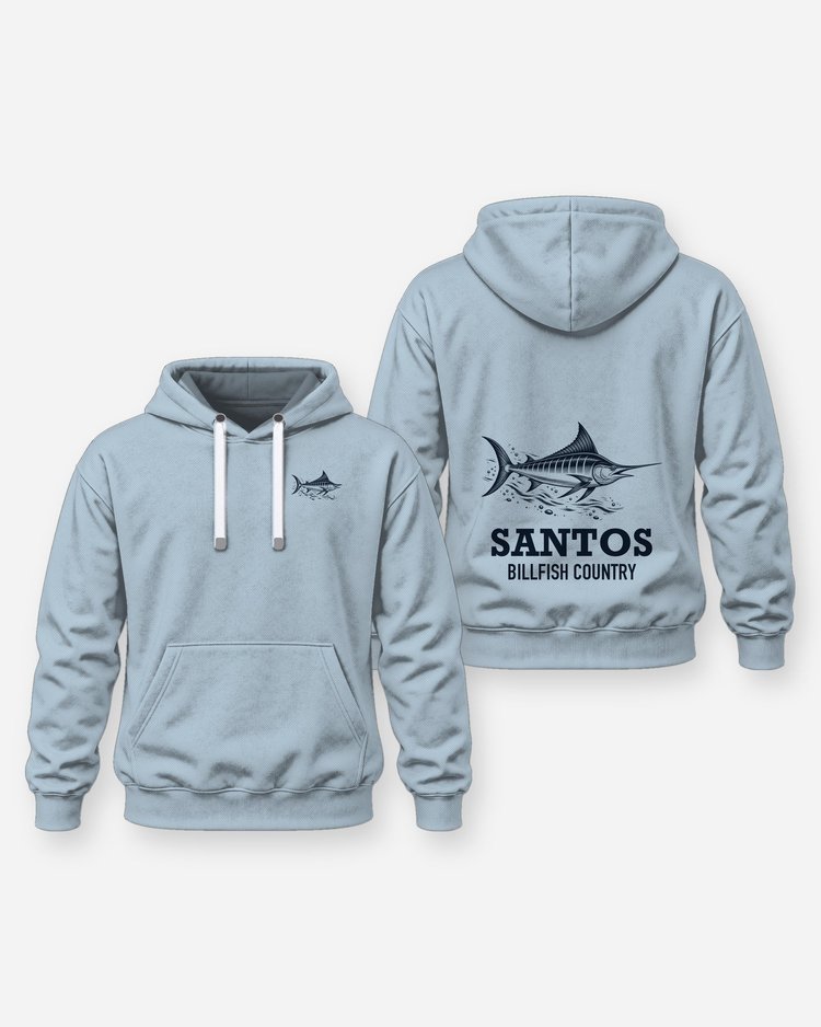 Custom Name Billfish Country Marlin Woodcut Fishing Shirt - Hoodie
