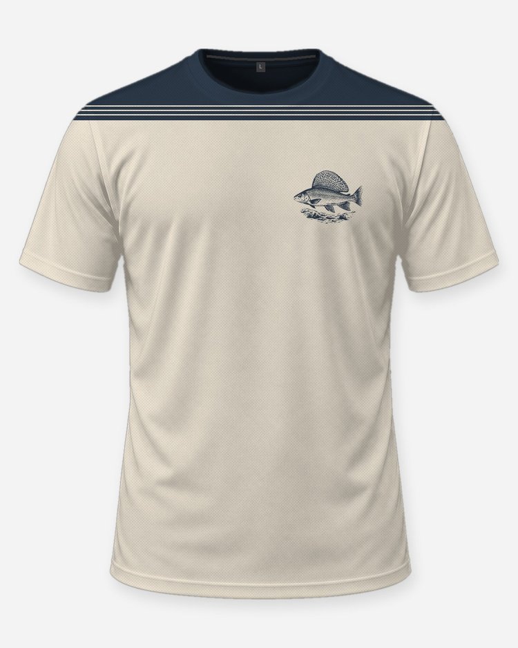 Custom Name Arctic Grayling Water Fly Fishing Shirt - front