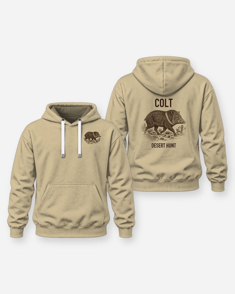 Custom Name Javelina Desert Hunt Shirt - Hoodie