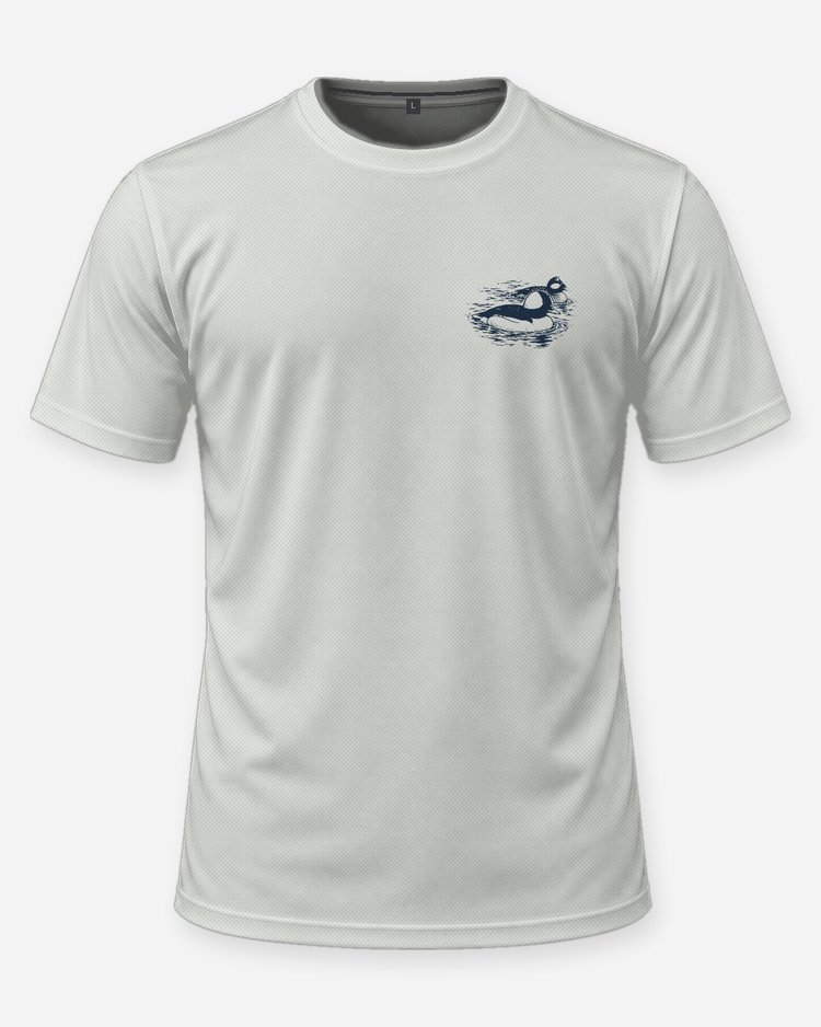 Custom Name Bufflehead Ducks Woodcut Hunting Shirt - front