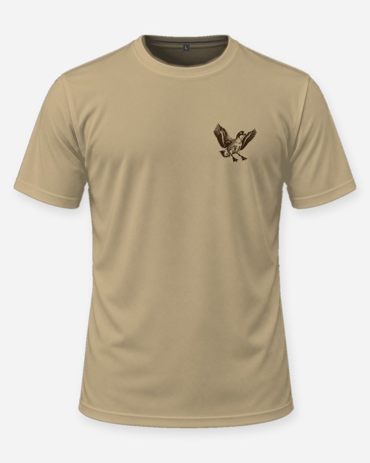 Custom Name Specklebelly Goose Landing Hunting Shirt - front