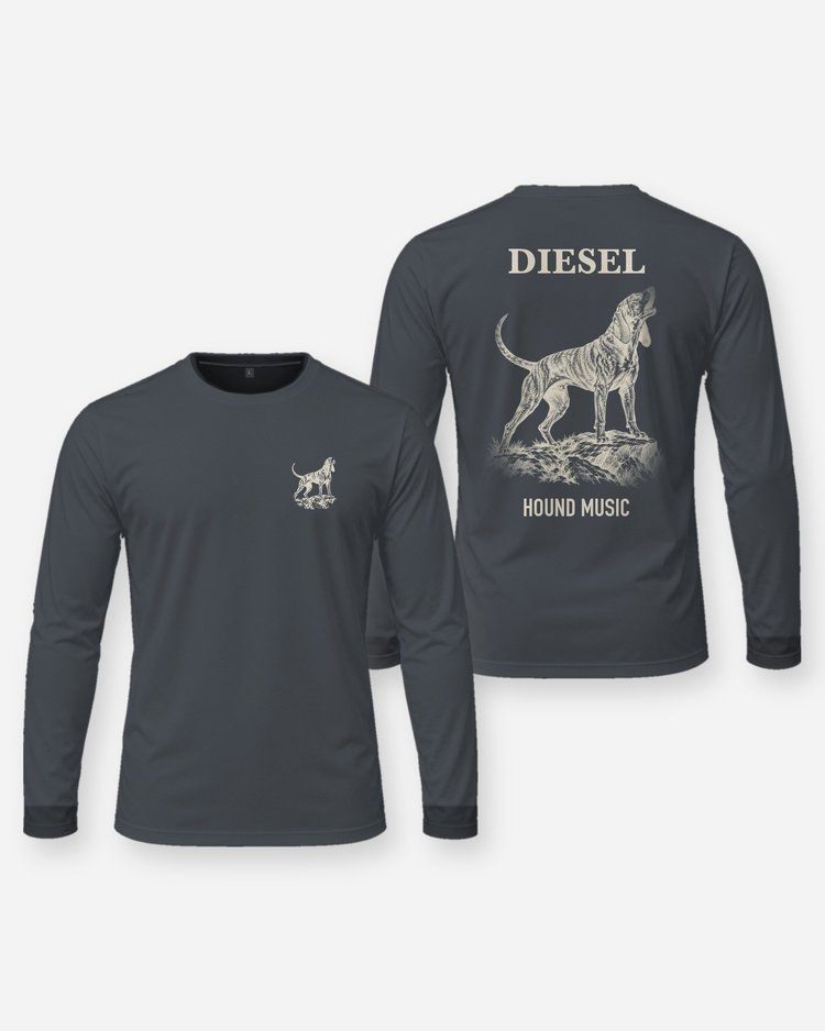 Custom Dog Name Plott Hound Music Shirt - Long Sleeve