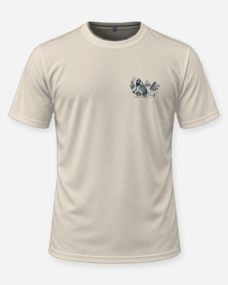 Custom Name Gadwall Ducks Marsh Hunting Shirt - front