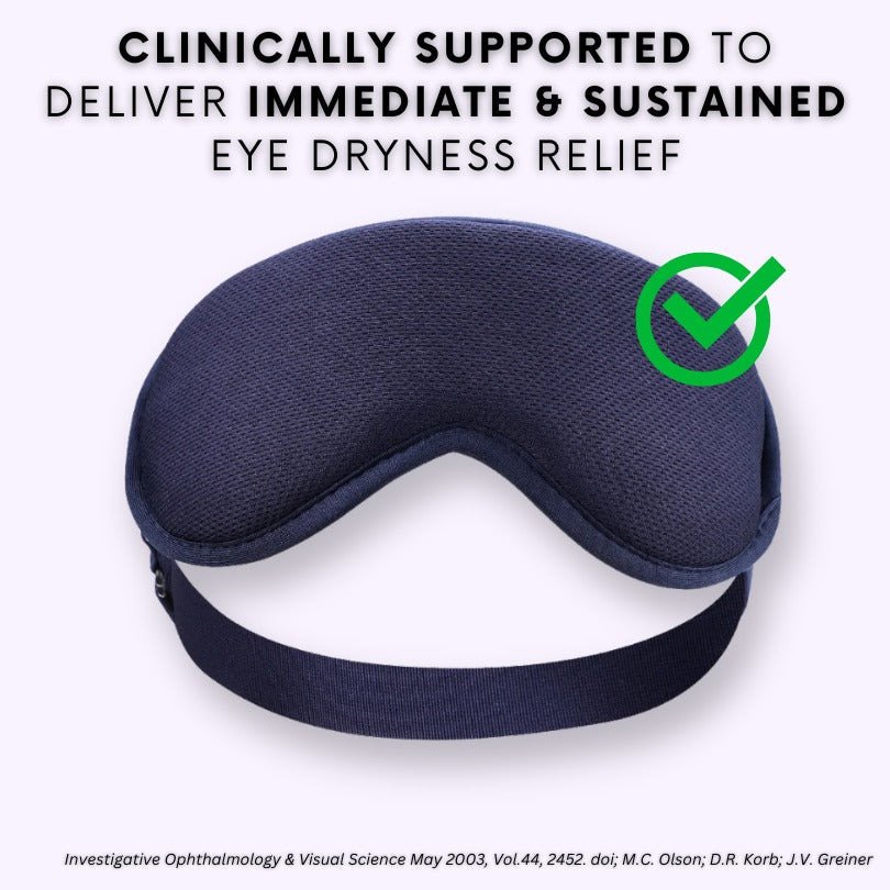 DryRelief Heated Dry Eye Mask–Warm Eye Compress+Massager – EYEMOS