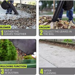 BlowVacy Leaf Vacuum: Powerful 3-in-1 Blower, Vacuum & Shredder for Pristine Lawns