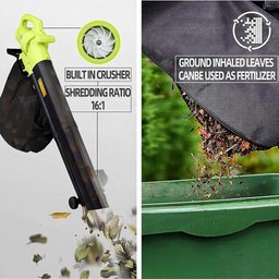 BlowVacy Leaf Vacuum: Powerful 3-in-1 Blower, Vacuum & Shredder for Pristine Lawns