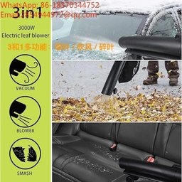 DrifoLeaf 3000W Leaf Vacuum Mulcher and Blower for Garden Cleanup