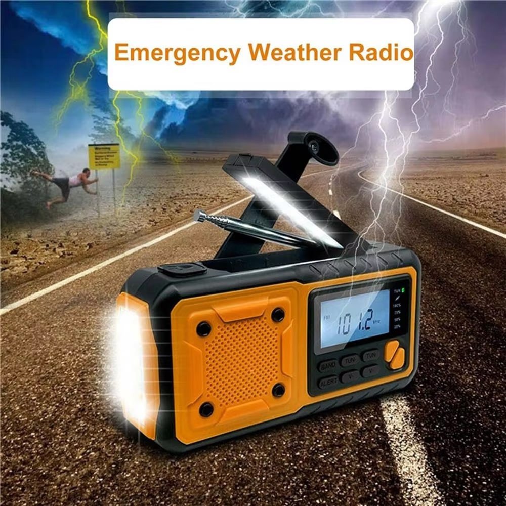 Stay Prepared Anywhere with the SafeNetto Hand Crank Radio