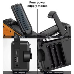 Stay Prepared Anywhere with the SafeNetto Hand Crank Radio