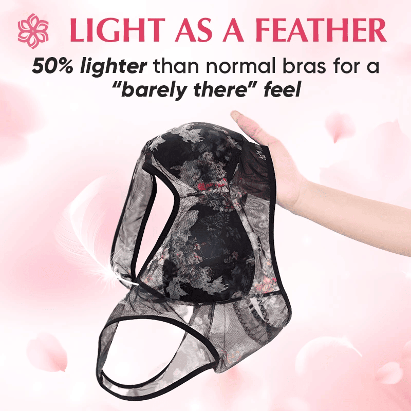 Lace Cooling Buttonless Comfortable Bra