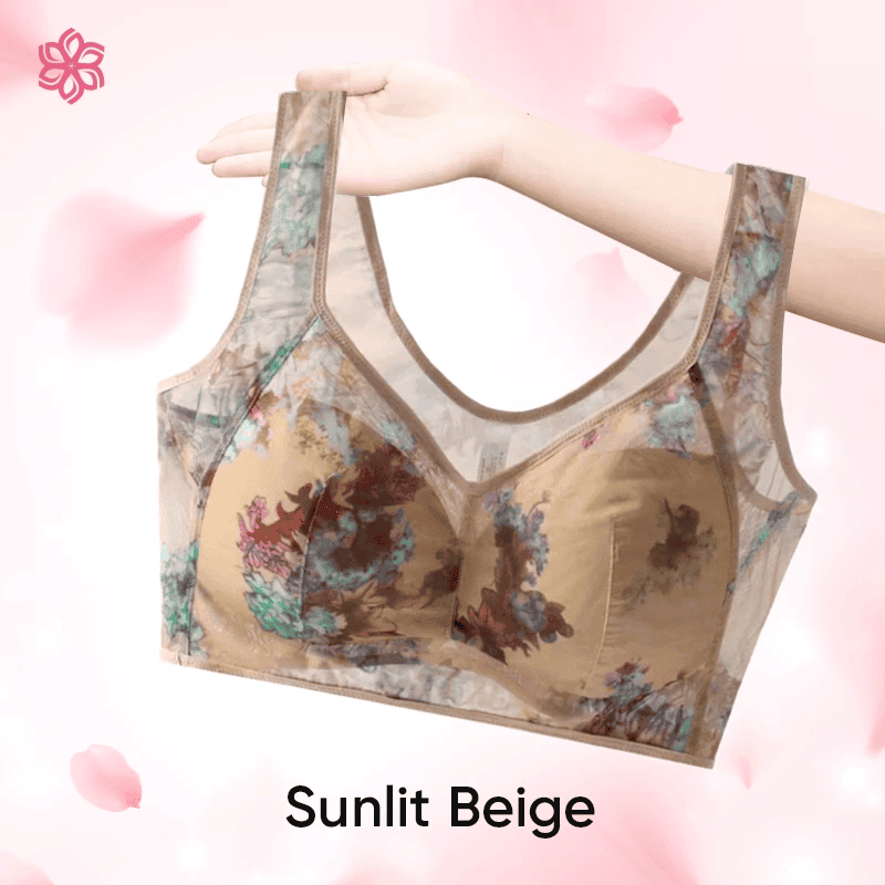 Lace Cooling Buttonless Comfortable Bra