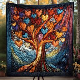 Love in Full Color Quilted Blanket NCU0DK3185