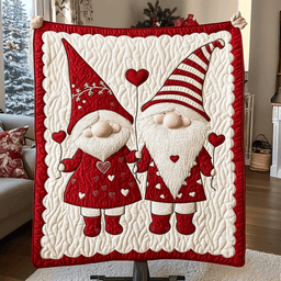 Gnome Bliss Quilted Blanket NCU0VH1354