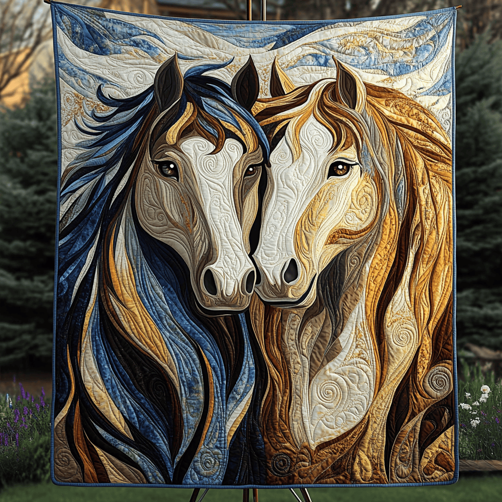 Harmony Hooves Quilted Blanket NCU0VH1333