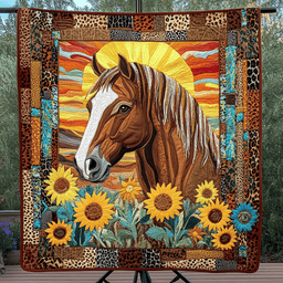 Turquoise Sky Quilted Blanket NCU0VH1672