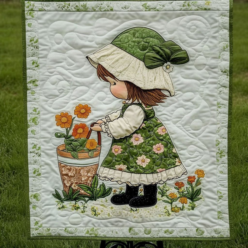 Garden Whispers Quilted Blanket NCU0NT2839