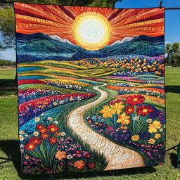 Sunbeam Serenity Quilted Blanket NCU0VL894
