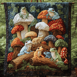 Lily Pond Charm Quilted Blanket NCU0DK3917