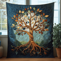 Celestial Grove Quilted Blanket NCU0DV2491