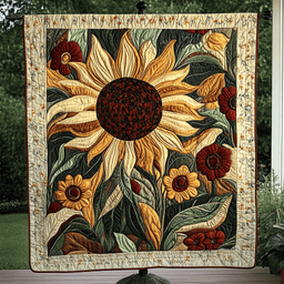 Radiant Fields Quilted Blanket NCU0DK3545