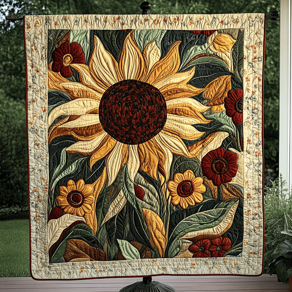 Radiant Fields Quilted Blanket NCU0DK3545