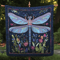 Mystic Dragonfly Quilted Blanket NCU0DK3566