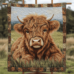Golden Plains Quilted Blanket NCU0VH1604