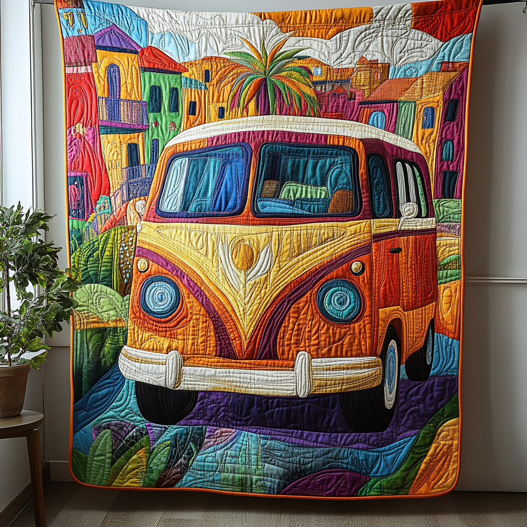 The Scenic Quilt Route Quilted Blanket NCU0DV2870