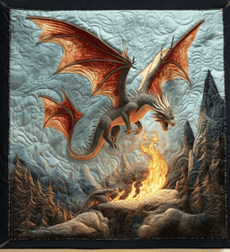 Legends of the Dragon Quilted Blanket NCU0DV2700