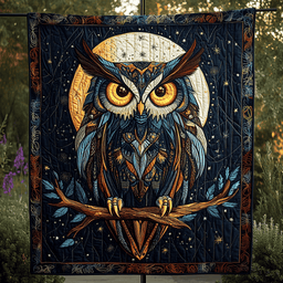 Hoot Haven Quilted Blanket NCU0DK3506