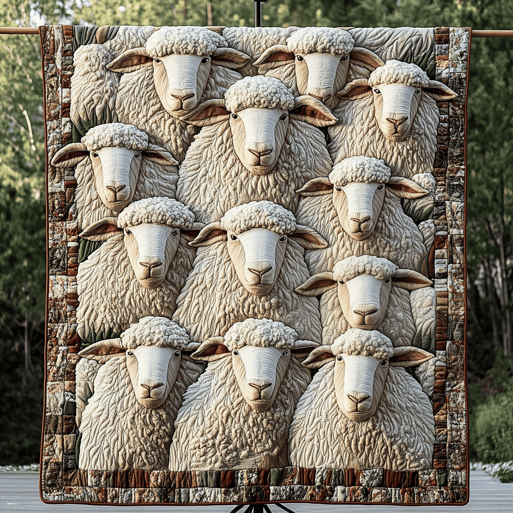 Wooly Wonders Quilted Blanket NCU0VH1780