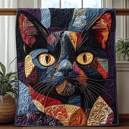 Patchwork Purrfection Quilted Blanket NCU0DV2551